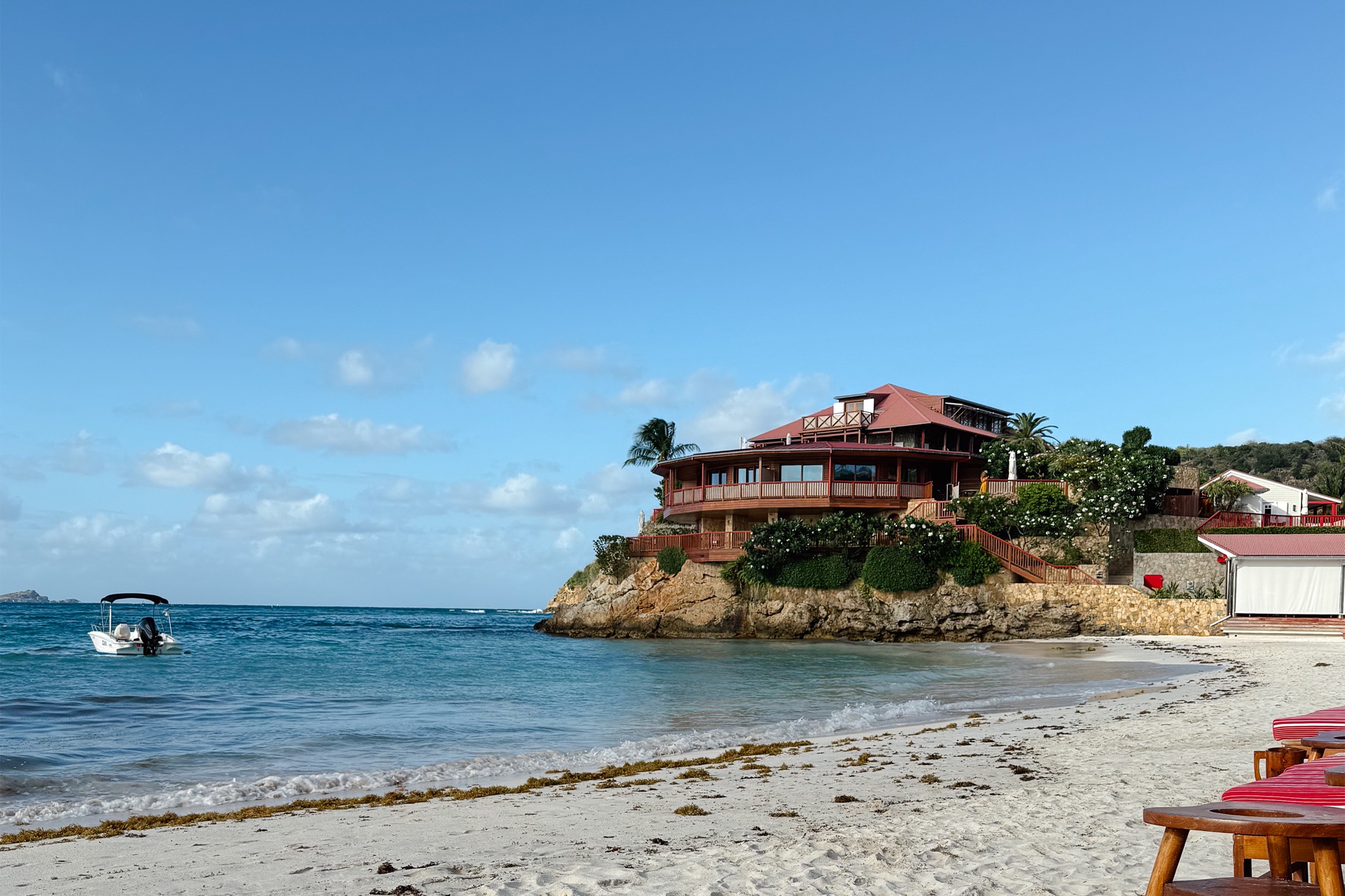 A full review of Eden Rock St Barths luxury hotel by Arbiter Travel Co.