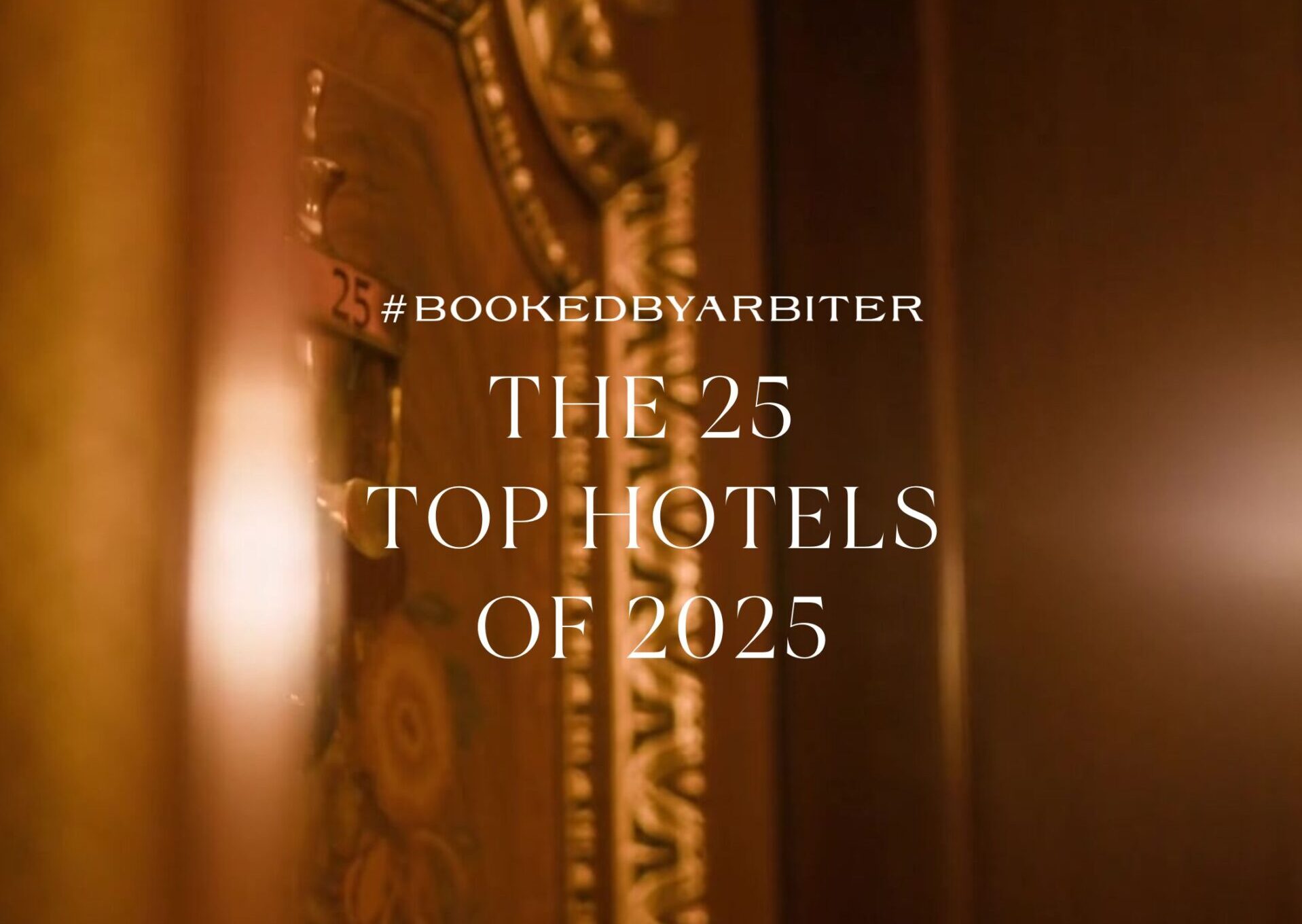 The top hotels we booked in 2025
