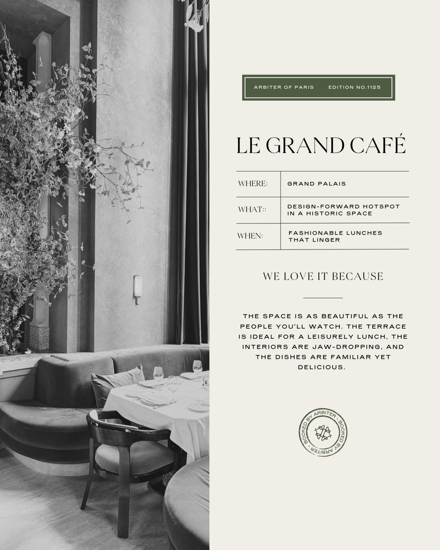 Arbiter It-List: The Top 5 Paris Restaurants We're Booking This Fall