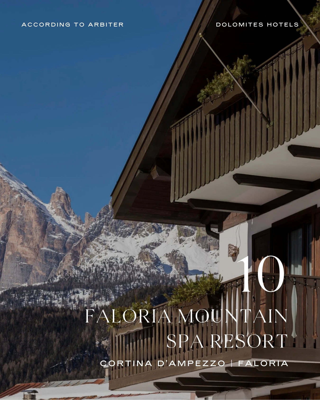 Arbiter Travel's favorite Dolomites hotels.