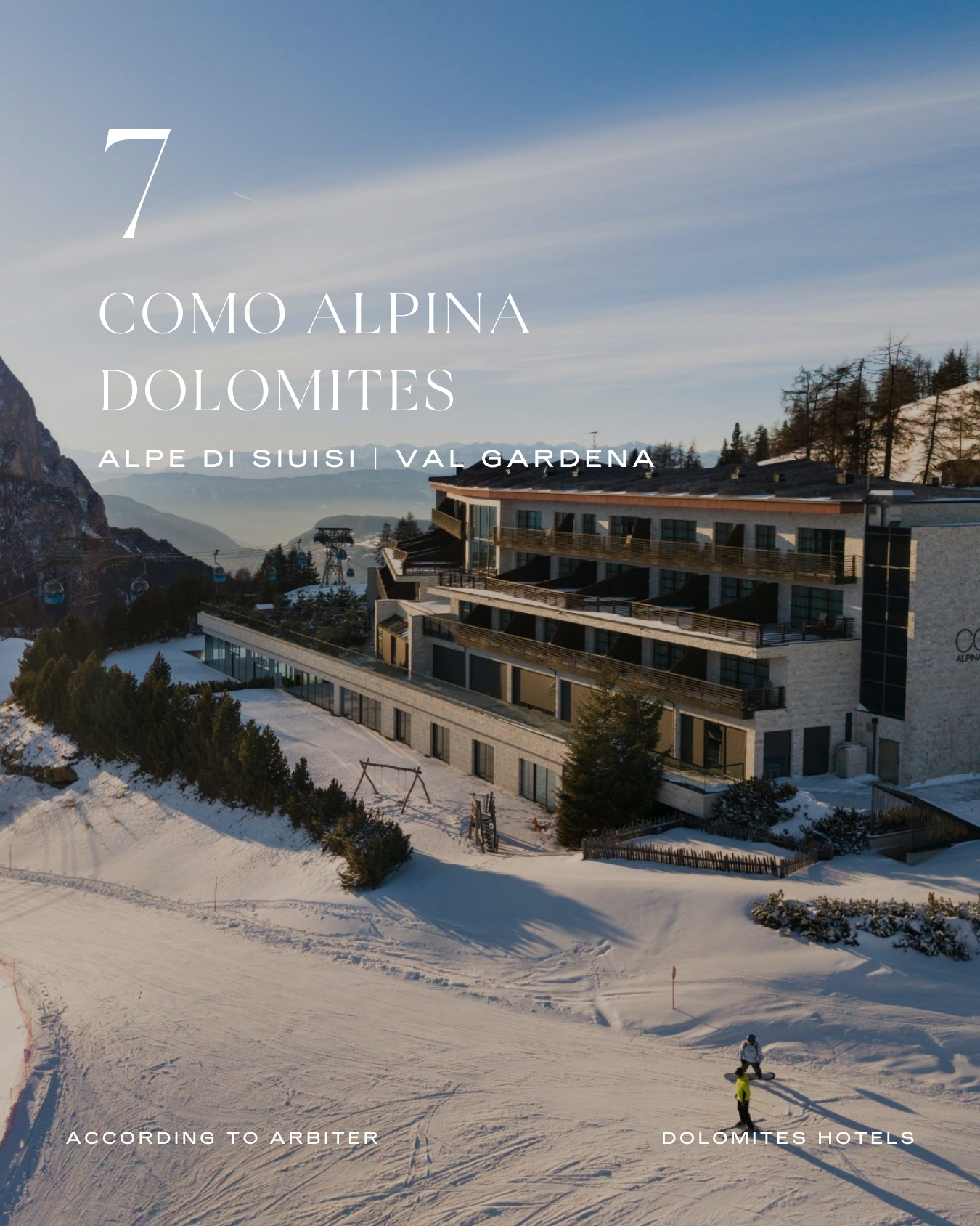 Arbiter Travel's favorite Dolomites hotels.