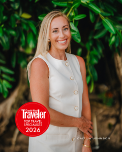 Caitlin Johnson of Arbiter Travel is named to Condé Nast Traveler's Top Travel Specalists 2026 list.