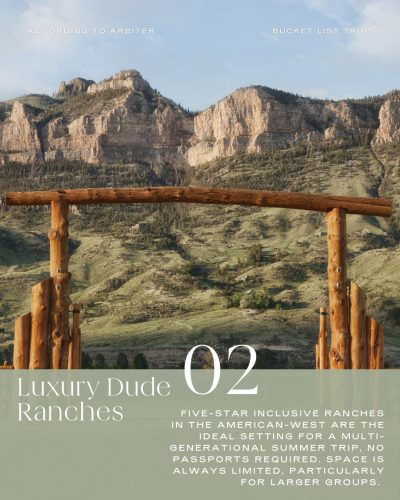 Bucket List Trips: Luxury Dude Ranches