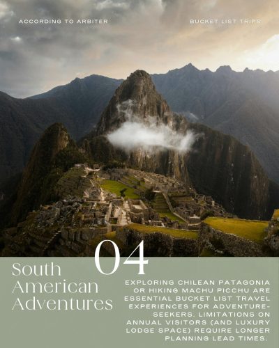 Bucket List Trips: South American Adventures